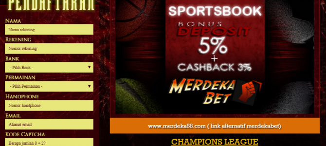 Cara Daftar Merdekabet