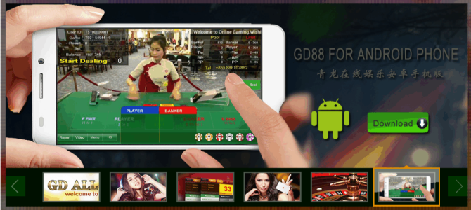 Cara Bermain Casino GD88 lewat HP Android